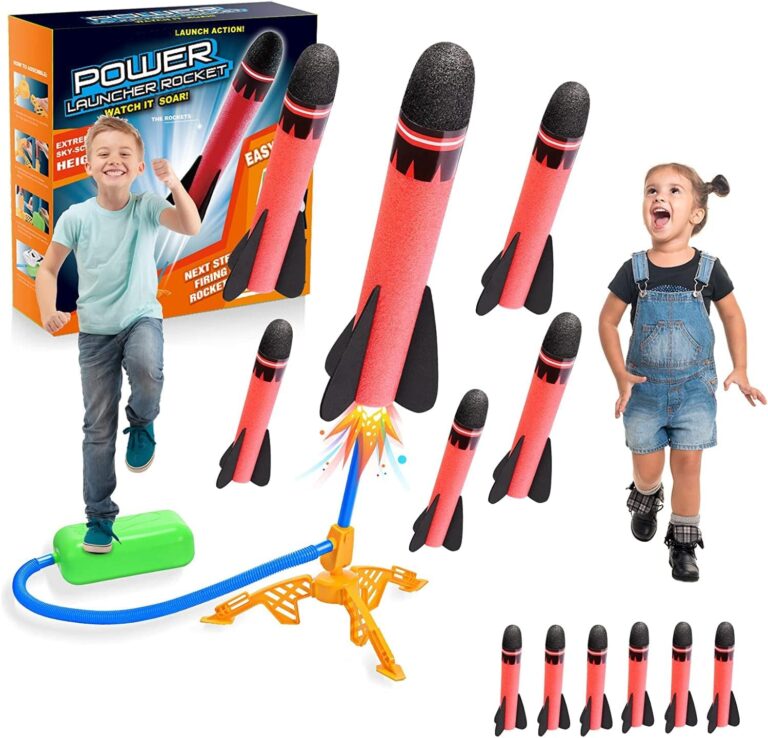 Anginne Toys for 3-12 Years Old Boys, Easter Gifts for Kids Outdoor Garden Toys for Toddlers Age 3-7 Games Girls Gifts Age 3-9 Year Old Boys Birthday Presents Rockets Kits