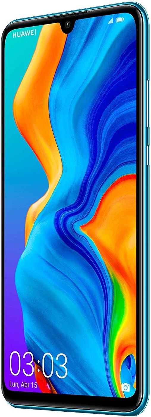 Huawei P30 lite 15.6 cm (6.15″) 128 GB 4G Blue 3340 mAh P30 lite, 15.6 cm (6.15″), 2312 x 1080 pixels, 128 GB, 24 MP, Android 9.0, Blue