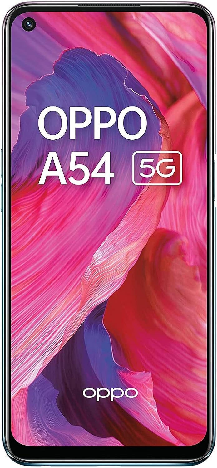 OPPO A54 5G – 4GB RAM and 64GB +Extendable Storage SIM Free Smartphone (6.5′ Screen, 5000 mAh Battery, 48MP Quad Camera, 90Hz Refresh Rate) – Fluid Black