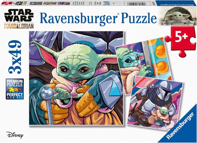 Ravensburger Star Wars The Mandalorian 3 x 49 Piece Jigsaw Puzzles for Kids Age 5+