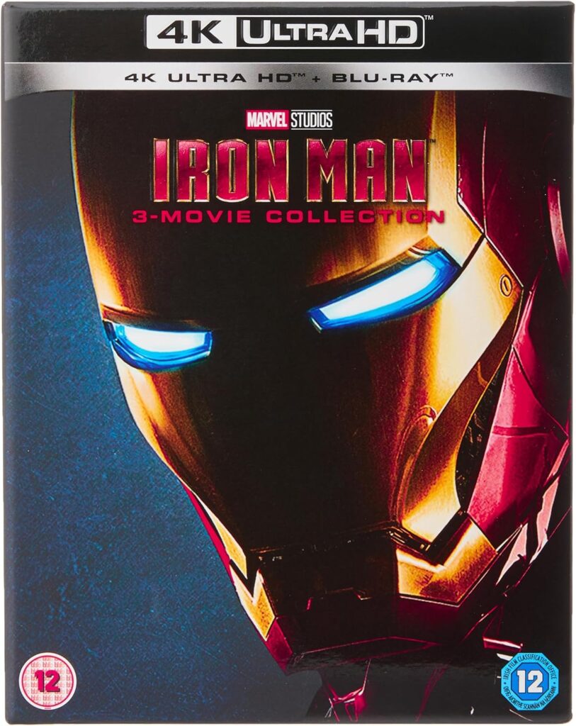 Iron Man 4K Ultra-HD Trilogy [Blu-ray] [2019] [Region Free]