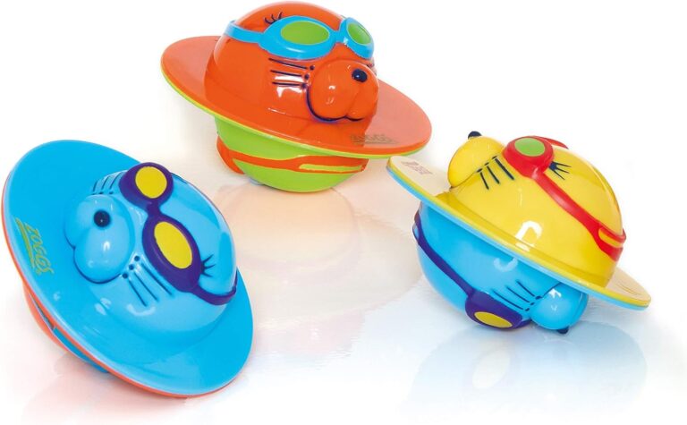 Zoggs Kid’s Seal Flips Pool Water Toy, Multicolour, 3 pack