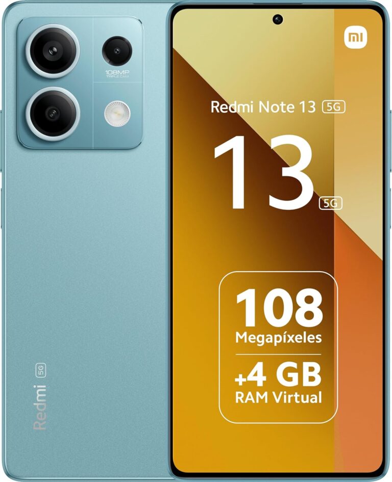 Xiaomi Redmi Note 13 5G 8+256GB – Ocean Teal UK (Version 2 Years Warranty)