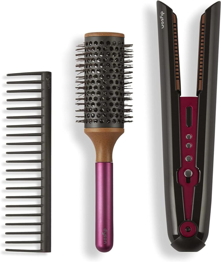 Casdon Dyson Corrale Styling Set | Safe Toy Straighteners for Children Age 3+, Features Realistic Lights & Sounds!, Black