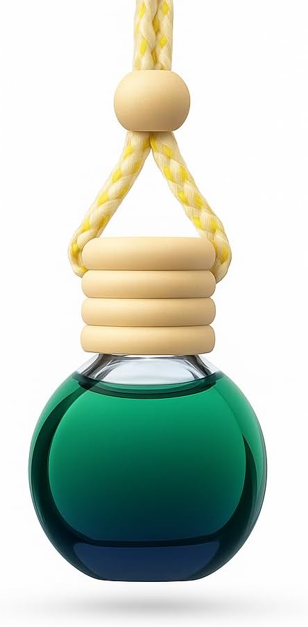 NIX LONDON UK Wild Mint Car Air Freshener | Fresh Mint & White Tea Perfume-Inspired Car Diffuser for Men & Women | Long-Lasting Spearmint, Peppermint & Soft Tea Scent | Luxury Gift & Air Freshener Oil