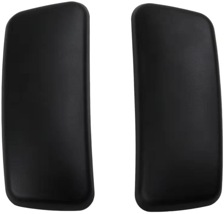New Arm Pads Caps Replacement for Haworth Zody Office Chair 1 Pair Black/Gray (Black)