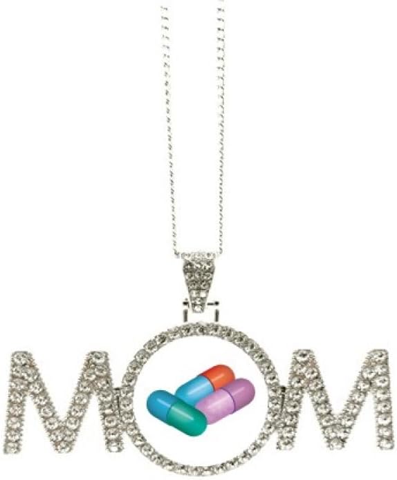 Capsule Pill Health Care Products Pattern Mothers Day Gift for Mom Nana Grandma Necklace Birthday Jewelry