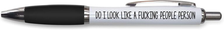 Rude Pens For Adults | Funny Boss Gifts Leaving Presents For Colleagues | Silly Ballpoint Pen Novelty Funky Stationery Quirky Gift Office Desk Accessories (Black_PAP13)
