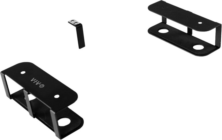VIVO Universal Under Desk Laptop Storage, Tablet Mounting Brackets, Under Table Hidden Docking Station Holder, Multimedia Device Mount, 3 Parts