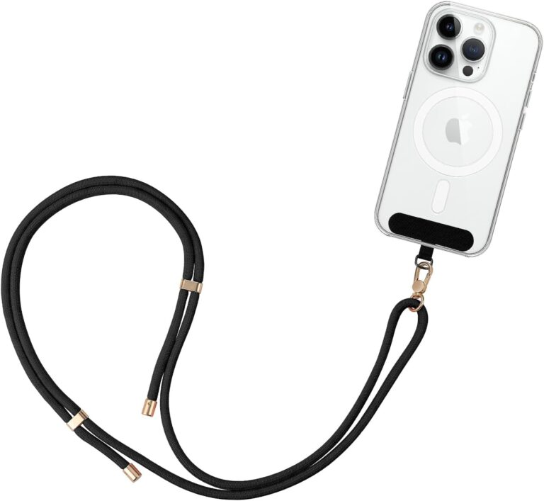 GRIFEMA Mobile Phone Lanyard Adjustable Phone Strap Crossbody with Patch Phone Neck Strap Compatible with Most Smartphones