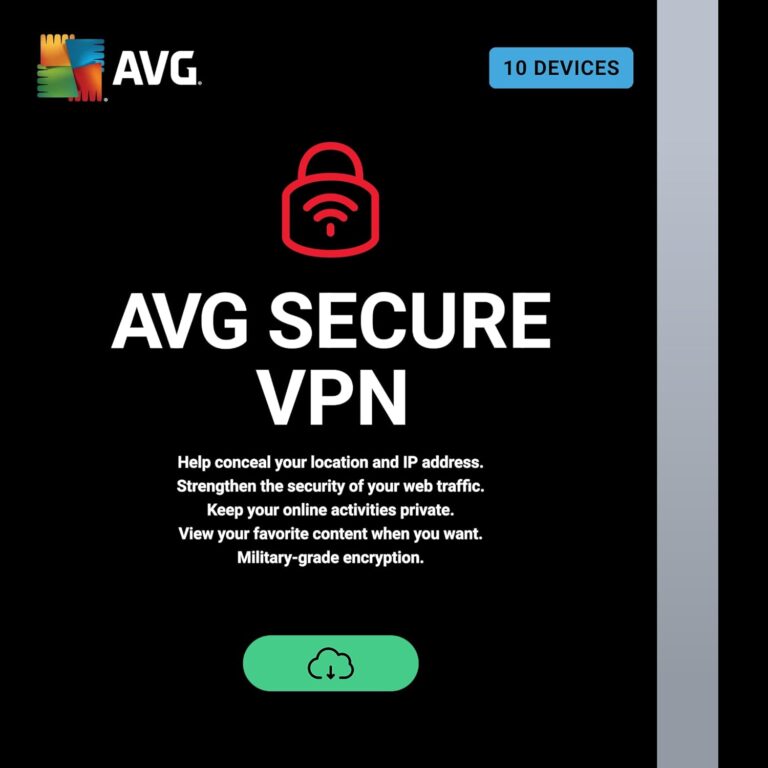 AVG Secure VPN 2026 | 5 Devices | 1 Year | Activation Code by email