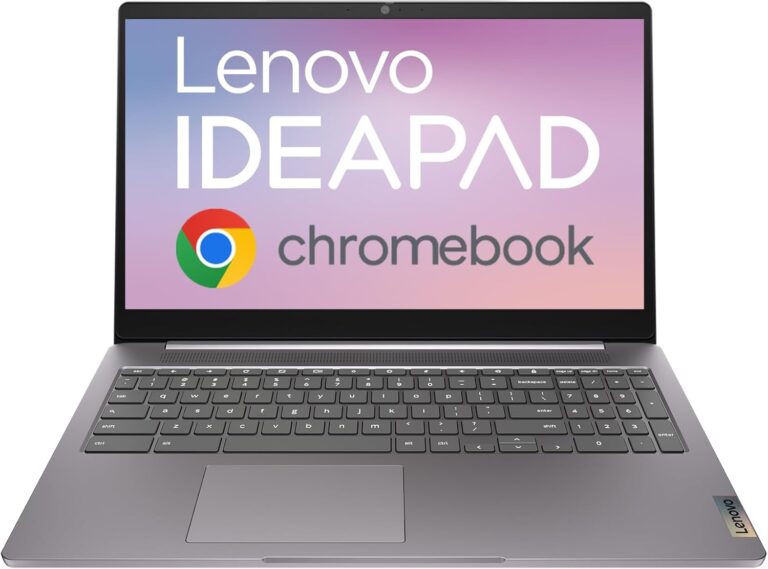 Lenovo IdeaPad 3 Chromebook Laptop | 15.6 inch Full HD Laptop | Intel Pentium Silver N6000 | 8GB RAM | 128GB eMMC| Chrome OS| Arctic Grey
