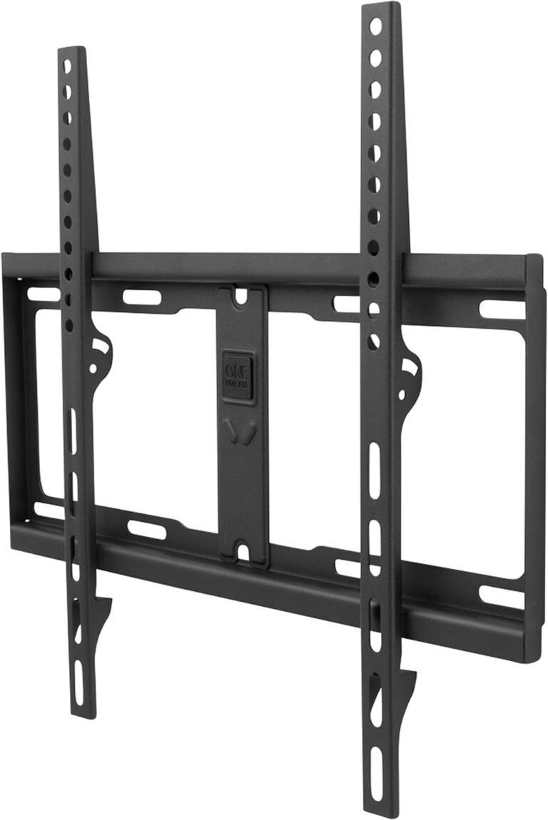 One For All TV Bracket – Fixed Wall Mount – Screen size 32-65 Inch – For All types of TVs (LED LCD Plasma) – Max Weight 100kgs – VESA 100×100 to 400×400 – Black – WM4411