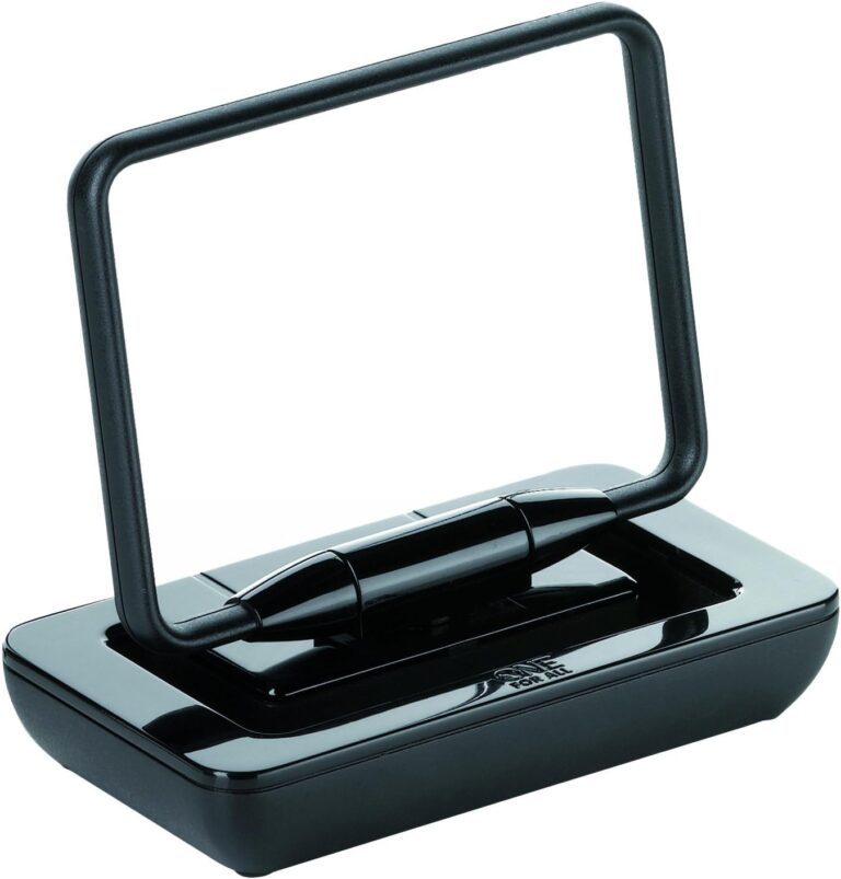 One For All Unamplified Indoor Digital TV Aerial – Ready to receive Freeview and Analogue TV Signals within a range of 3 miles – HD Ready – HDTV Antenna – UHF/VHF – black – SV9015