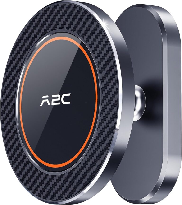 A2C Alloy Magnetic Golf Cart Phone Holder Compatible with MagSafe iPhone 12-17, Unique Golf Gifts for Men Golfers Women Dad Him, 2026 Golf Accessories Essentials Gadgets Fits EZGO, Club Car, Yamaha