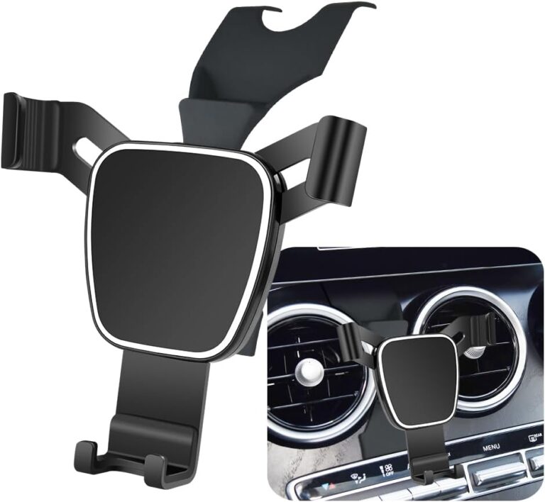 Car Phone Holder for Mercedes Benz C Class 2014-2018 c180 c200 c300 GLC Class 2015-2019 GLC200 GLC260 GLC300 Auto Accessories Navigation Bracket Interior Decoration Mobile Cell Phone Mount