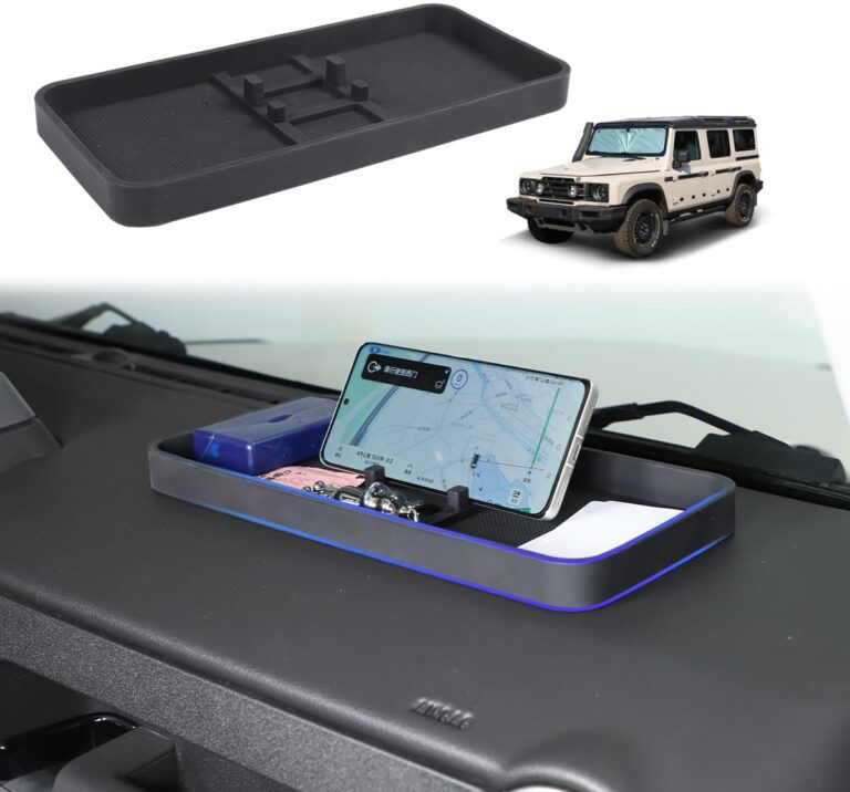 Dashboard Tray Dash Storage Box Console Tray Phone Key Organizer Container For Ineos Grenadier 2020-2024 Car Center Console Tray Storage Box Dashboard Organizer Accessories