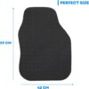 61zVFt08UwL._AC_SL1080_.jpg Nicoman Universal Black Car Mats with Anti-Slip, Heavy Duty Performance All Weather Protection, Trim to Fit Rubber Floor Mat Carpet for SUV, Vans, Sedans, Trucks Waterproof, Made in UK (Driver side)