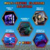 Gamer +, Screen Cleaner - Streak-Free Spray for Gaming Monitors, TVs, Laptops, Consoles, Controllers, Keyboards, Smartphones & Tablets - Removes Dust, Smears & Fingerprints - 100ml