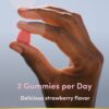 1782108477_81IwE6GipL._AC_SL1500_.jpg Nature's Bounty Optimal Solutions Hair, Skin and Nails Pectin Gummies, 2500 mcg Biotin Per Serving, No Stick Gummy, Vegetarian Formula, Strawberry Flavor, 200 count, 100 Total Servings