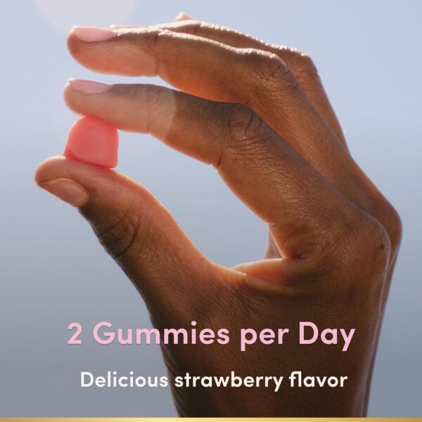 1782108477_81IwE6GipL._AC_SL1500_.jpg Nature's Bounty Optimal Solutions Hair, Skin and Nails Pectin Gummies, 2500 mcg Biotin Per Serving, No Stick Gummy, Vegetarian Formula, Strawberry Flavor, 200 count, 100 Total Servings
