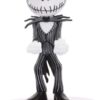 Cableguys Minis Jack Skellington Phone Stand & Earbuds Holder - Novelty Phone Stand for Desk and Bedside, In Ear Headphone Holder for Smartphone & Small Devices, Desk Decor and Mobile Accessories