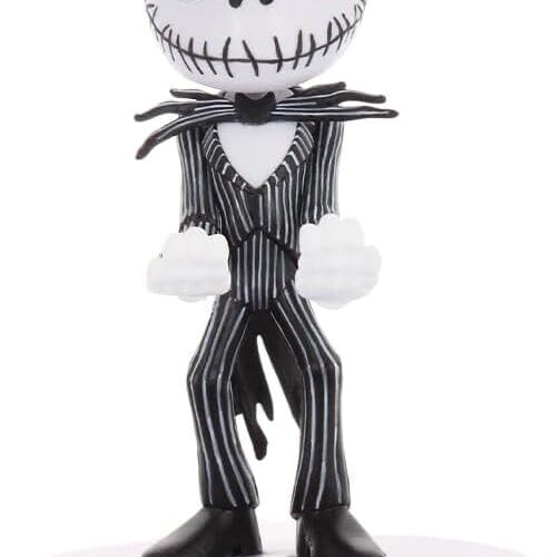 41BeANU5cPL._AC_SL1080_.jpg Cableguys Minis Jack Skellington Phone Stand & Earbuds Holder - Novelty Phone Stand for Desk and Bedside, In Ear Headphone Holder for Smartphone & Small Devices, Desk Decor and Mobile Accessories