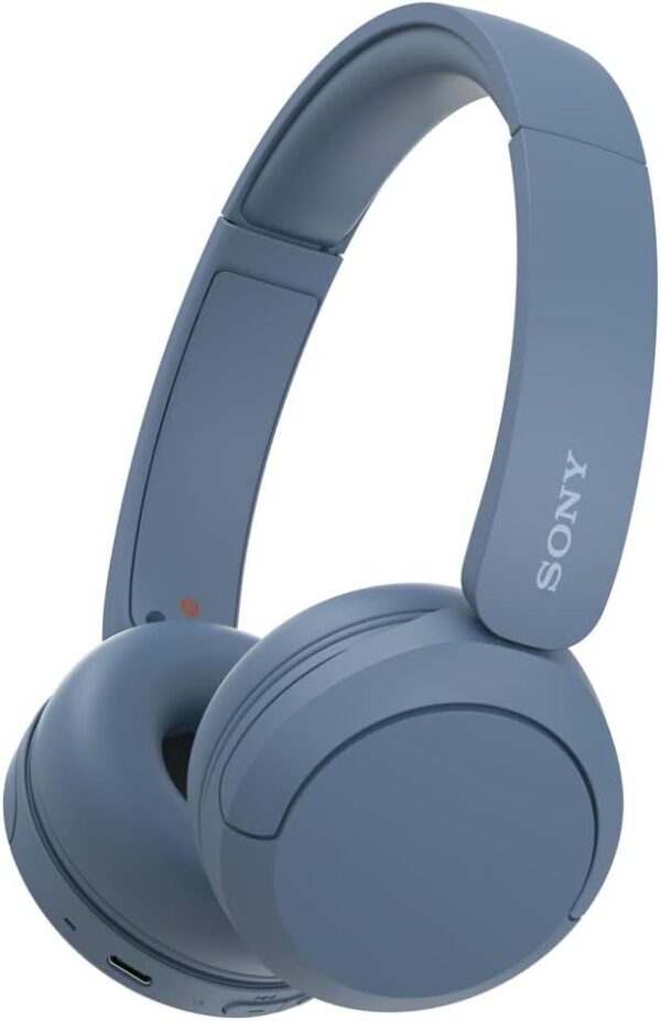 41JACWT-wWL._AC_SL1200_.jpg Sony WH-CH520 Wireless Headphones Bluetooth On-Ear Headset with Microphone and up to 50 Hours Battery Life with Quick Charging, Blue