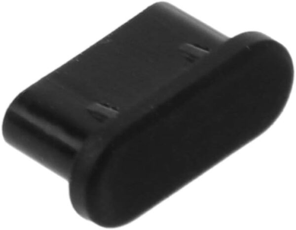41KovclqCbL._AC_SL1024_.jpg Dust Plugs,5PCS Type-C Dust Plug USB Charging Port Protector Silicone Cover for Samsung Huawei Smart Phone Accessories Black