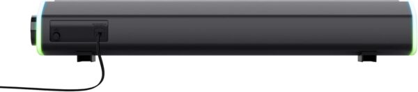 41PM6Y9i6YL._AC_SL1500_.jpg Trust Gaming GXT 620 Axon RGB Illuminated Soundbar 12W, USB Powered, 3.5mm AUX, PC Speaker for Computer, Laptop, Smartphone, Tablet, TV - Black