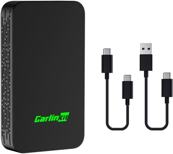 41UtmqX9rHL._AC_SL1000_.jpg Carlinkit 5.0, 2air, Wireless CarPlay and Android Auto Wireless 2-in-1 Adapter,For Cars With CarPlay and Android Auto Function, Plug & Play, Supports Voice Assistant,Navigation,Music..