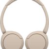 41exvsMoisL._AC_SL1000_.jpg Sony WH-CH520 Wireless Headphones Bluetooth On-Ear Headset with Microphone and up to 50 Hours Battery Life with Quick Charging, Cappuccino