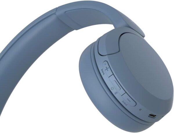 41gRLKXlONL._AC_SL1200_.jpg Sony WH-CH520 Wireless Headphones Bluetooth On-Ear Headset with Microphone and up to 50 Hours Battery Life with Quick Charging, Blue