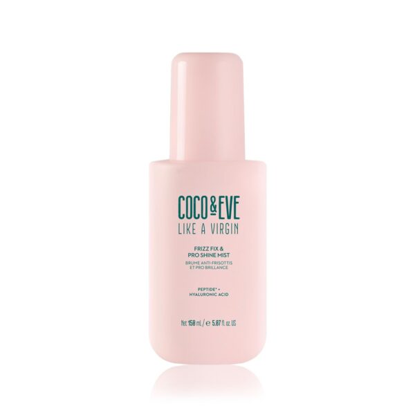 41piXxM6UjL._SL1140_.jpg Coco & Eve Like A Virgin Frizz Fix & Pro Shine Mist - 72H Frizz Control & Instant Shine | Lightweight Heat Protectant | Moisturizing, Detangling Spray | For Damaged Hair & All Hair Types (5.07 fl oz)