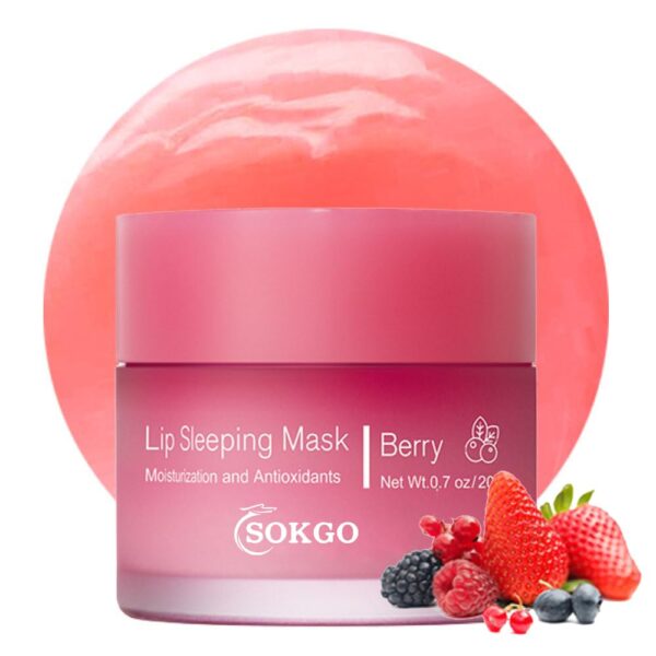 512TjxbEr8L._SL1000_.jpg Sleeping lip mask, Nourish & Hydrate Lip Mask With Vitamin C, Antioxidants, Lip Balm, Lip Skin Care, Improve Lip Color, Reduce Lip Lines