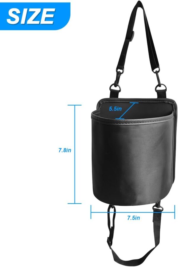 512zk5L3sUL._AC_SL1200_.jpg BESULEN Car Seat Side Large Cup Holder, Hanging Storage Bag for Drink Water Bottle Baby Stuff, Multi-Functional Auto Organizer with Waterproof Liner, Universal Car Accessories Road Trip Essentials