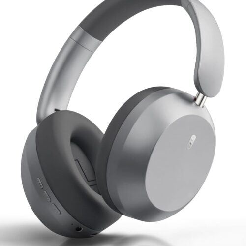 513gJbsEa2L._AC_SL1500_.jpg Wentronic Y05 Bluetooth Over-Ear Headphones with Active Noise Cancelling, Hi-Res Audio, 48H Playtime, Built-in Mic, Wired/Wireless, Works with iOS, Android & PC, Grey