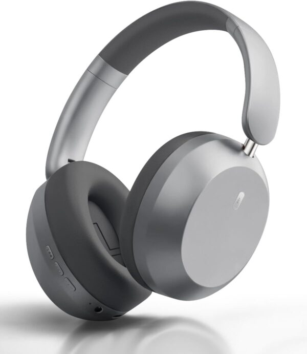 513gJbsEa2L._AC_SL1500_.jpg Wentronic Y05 Bluetooth Over-Ear Headphones with Active Noise Cancelling, Hi-Res Audio, 48H Playtime, Built-in Mic, Wired/Wireless, Works with iOS, Android & PC, Grey