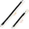 Ram® 2 X Dog Car Seat Belts 70CM Adjustable Car Seatbelt Harness Strap For Dogs Cat Travel Strong Durable Clip On Pet Travel Seat Belt