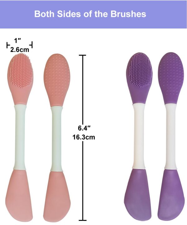 514mzj0I3wL._SL1200_.jpg 9-in-1 Face Scrubber Face Cleaning Brushes Super Soft Silicone Cleanser Brush and Facial Cleansing Massager Brush Face Cleansing Brush Set