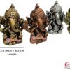 516N9Q2cn1L._AC_SL1200_.jpg Satre Online And Marketing Lord Ganesha Statue Set of 4, Figurines of Ganesh Vinayak Idol Decorative Showpiece Home & Temple Decor House Warming Gift Decorative Showpiece
