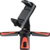 Hama Phone Tripod (Mini tripod with phone holder selfies, rotatable tiltable, landscape and portrait mode, travel tripod, fits smartphones with a width of 5.8 to 8.5 cm, 1/4-inch screw)