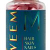 51FjeT8vUSL._AC_SL1080_.jpg WEEM Hair Skin and Nails Gummies - Supports Healthy Hair - Vegan biotin Vitamins for Women & Men Supports Faster Hair Growth, Stronger Nails, Healthy Skin, Extra Strength (1)