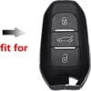 Zinc Alloy Car Key Cover Cases for Peugeot 3008 208 308 508 408 307 4008 for Citroen C4 C4L C3 C6 C3-XR Picasso DS3 DS4 DS5 3 Buttons (A, Matt color)