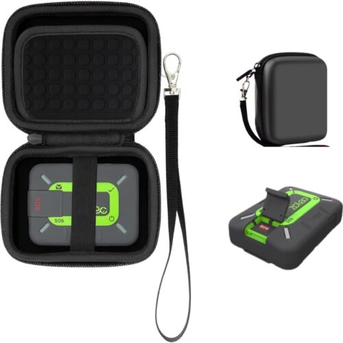 ZOLEO Two-way Satellite Communicator With Carry Case – Global SMS Text Messaging & Email, Emergency SOS Alerting, Check-in & GPS Location – Android iOS Smartphone Accessory