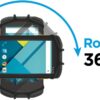 51Ng7KRJ9BL._AC_SL1200_.jpg MOBILIS Universal Wrist Armband 4-7" for Mobile Computers & Smartphone, Adjustable, 360° Rotation, Phone Holder Compatible with Zebra, Unitech, Datalogic, Crosscall, iPhone, Galaxy XCover, Pixel