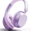 Wentronic Y05 Bluetooth Over-Ear Headphones with Active Noise Cancelling, Hi-Res Audio, 48H Playtime, Built-in Mic, Wired/Wireless, Works with iOS, Android & PC, Purple