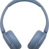 51UBVW9enzL._AC_SL1200_.jpg Sony WH-CH520 Wireless Headphones Bluetooth On-Ear Headset with Microphone and up to 50 Hours Battery Life with Quick Charging, Blue