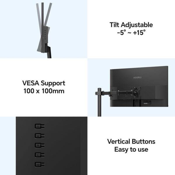 51kLLGLEynL._AC_SL1500_.jpg KOORUI E2711F 27 Inch FHD Monitor, Gaming 100Hz, IPS Computer Monitors, 1080P Pc Screen, Adaptive Sync, 5ms, VESA 100x100mm, Eye Care, HDMI, VGA