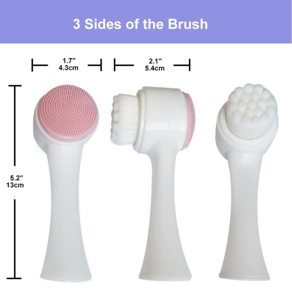 51qNp8YeHPL._SL1000_.jpg 9-in-1 Face Scrubber Face Cleaning Brushes Super Soft Silicone Cleanser Brush and Facial Cleansing Massager Brush Face Cleansing Brush Set